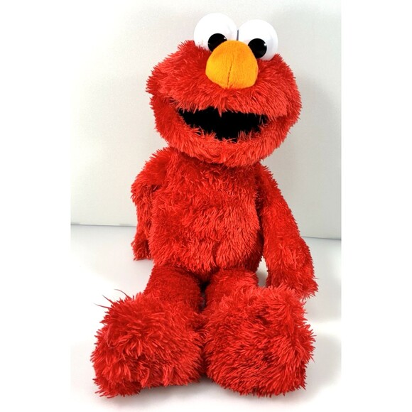 Sesame Street Tickle Me Elmo 14" Plush Sounds and Shakes Tested - Picture 1 of 8